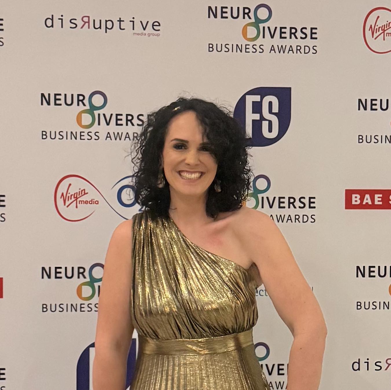 Rhiann Marchant, founder and CEO of Sensational Minds, at the Neurodiverse Business Awards