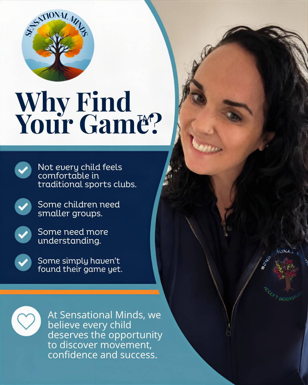 Why Find Your Game? Not every child feels comfortable in traditional sports clubs. Some children need smaller groups, some need more understanding, and some simply haven't found their game yet.